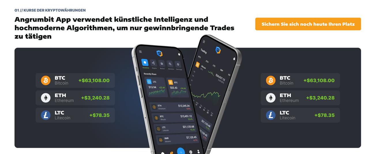 Angrumbit App Handelsstrategien Visualisierung